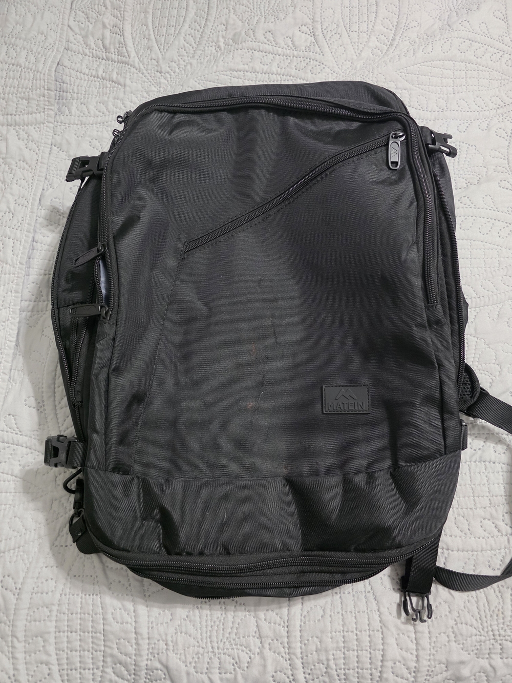 Black Men's Travel Backpack